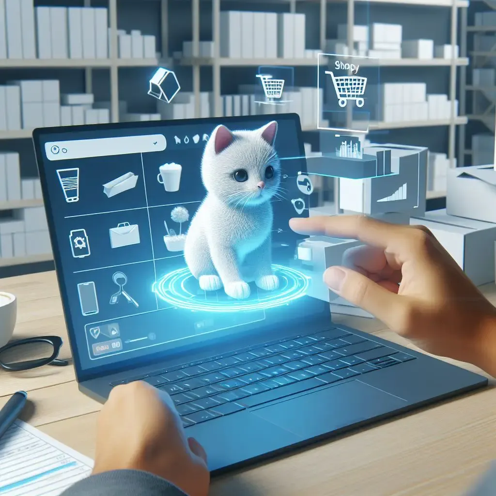New standards in product visualization Purchasing a cat figure online